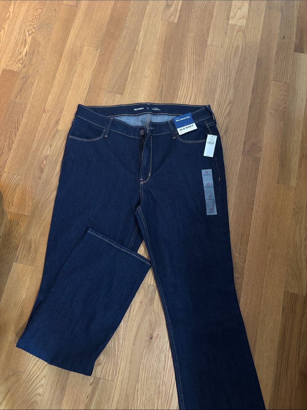 Old Navy Women’s Dark Blue Stretch Jeans - 14